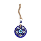 Decorative Evil Eye Wall Hanging Nazar Protector Charm With Beads Wind Chime