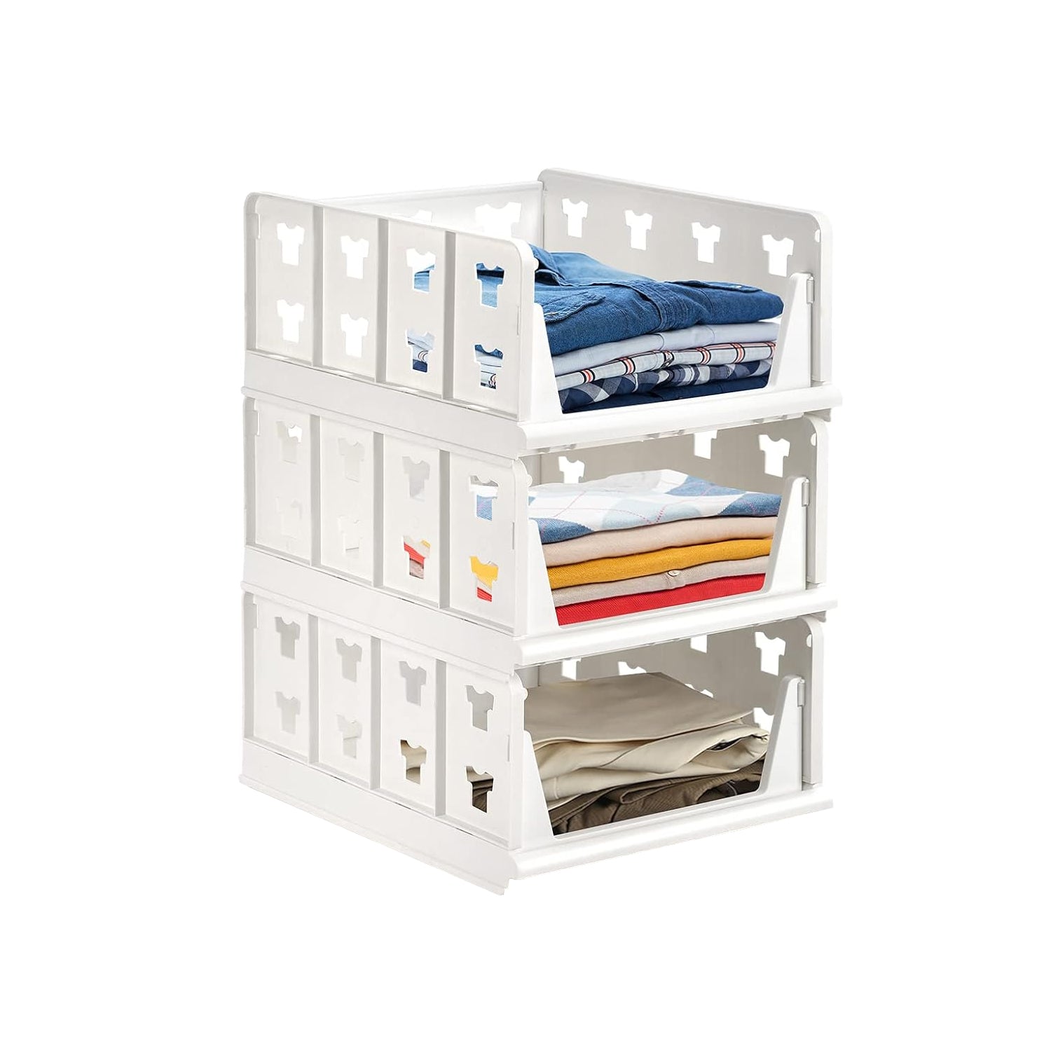 3 Layer Stackable Multifunctional Storage