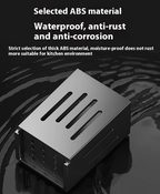 Wall-Mounted Cutlery & Spoon Holder with Draining Tray