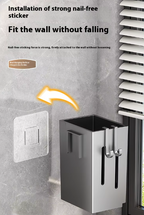 Wall-Mounted Cutlery & Spoon Holder with Draining Tray