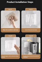 Wall-Mounted Cutlery & Spoon Holder with Draining Tray