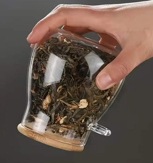 2 Pc Airtight Glass Storage Jars with Spoons | 600 ml