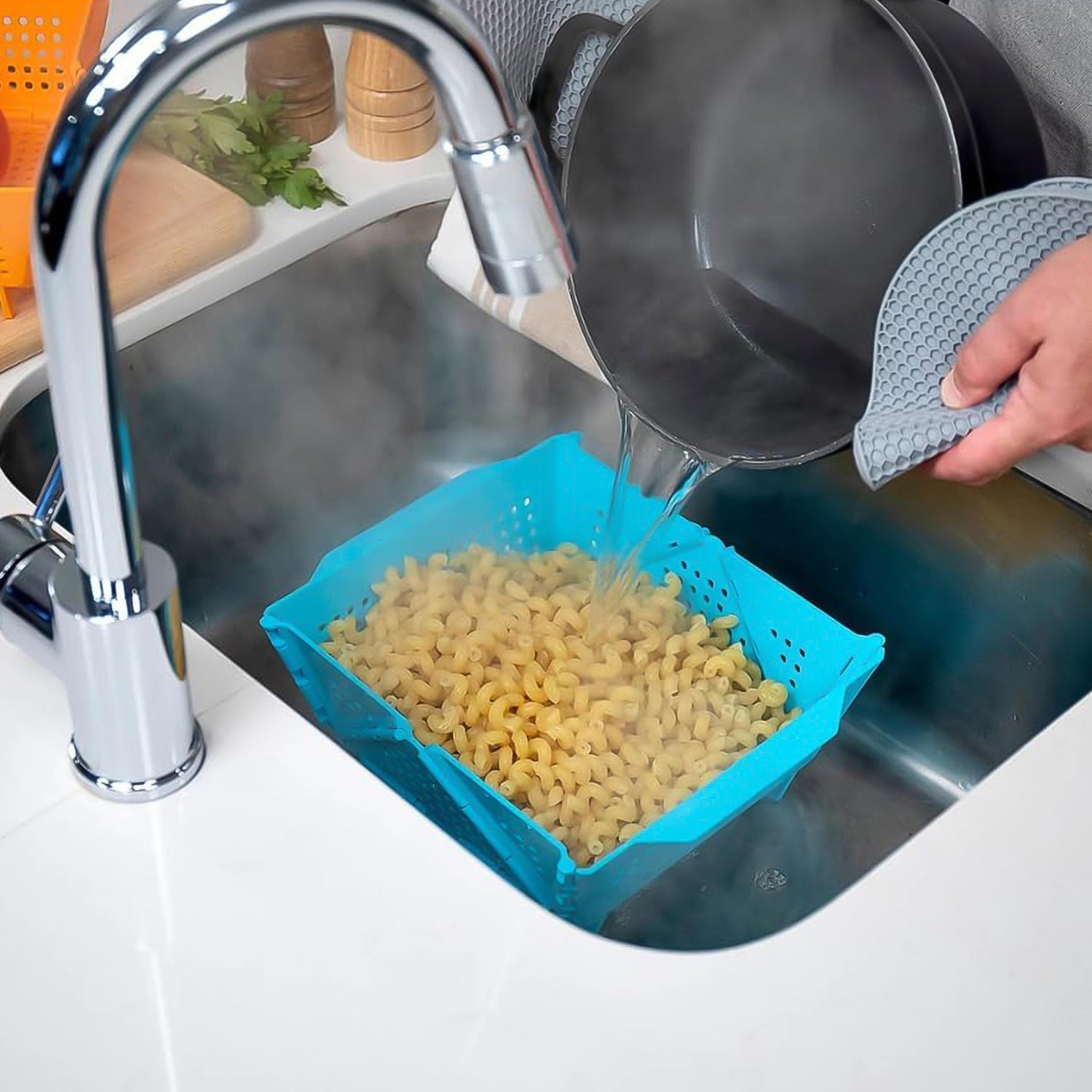 Collapsible Ventilated Storage Basket