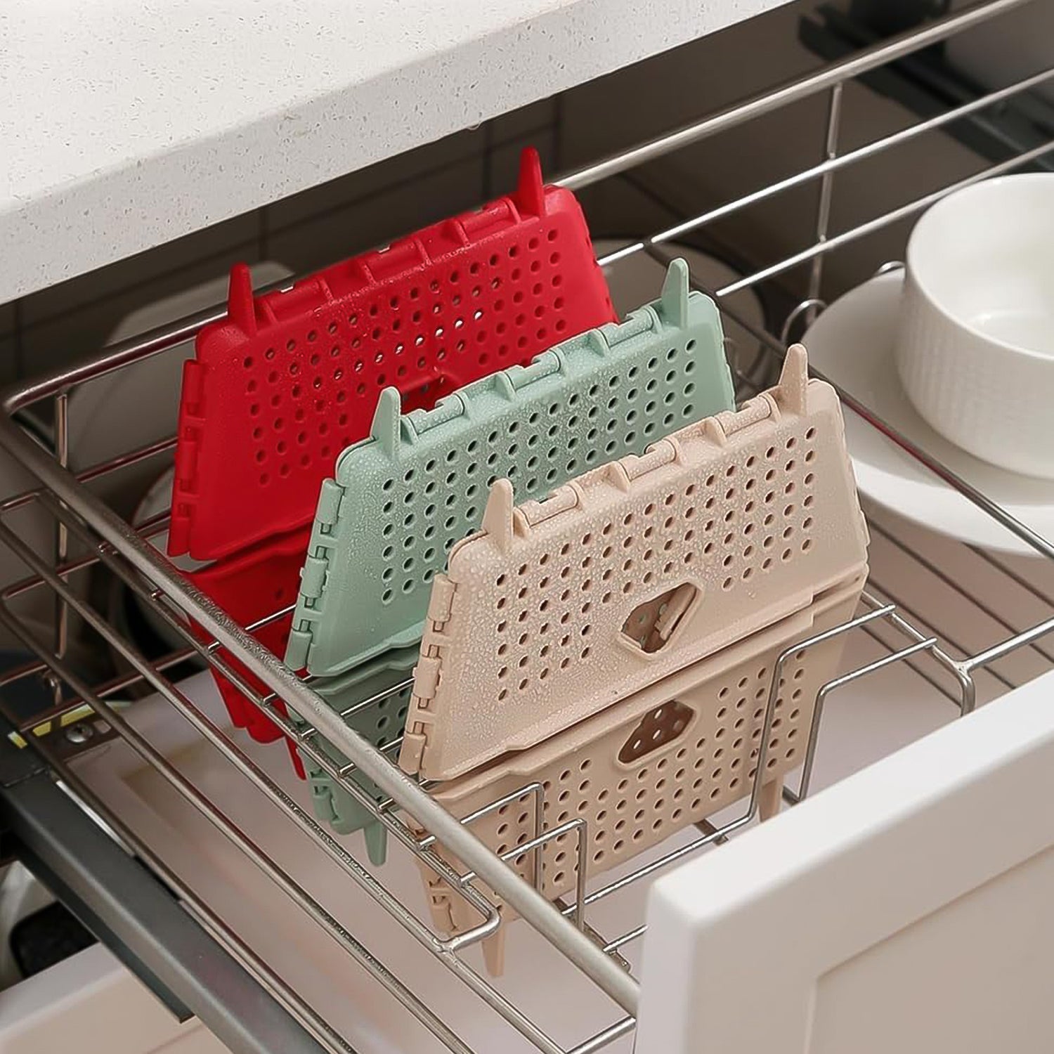 Collapsible Ventilated Storage Basket