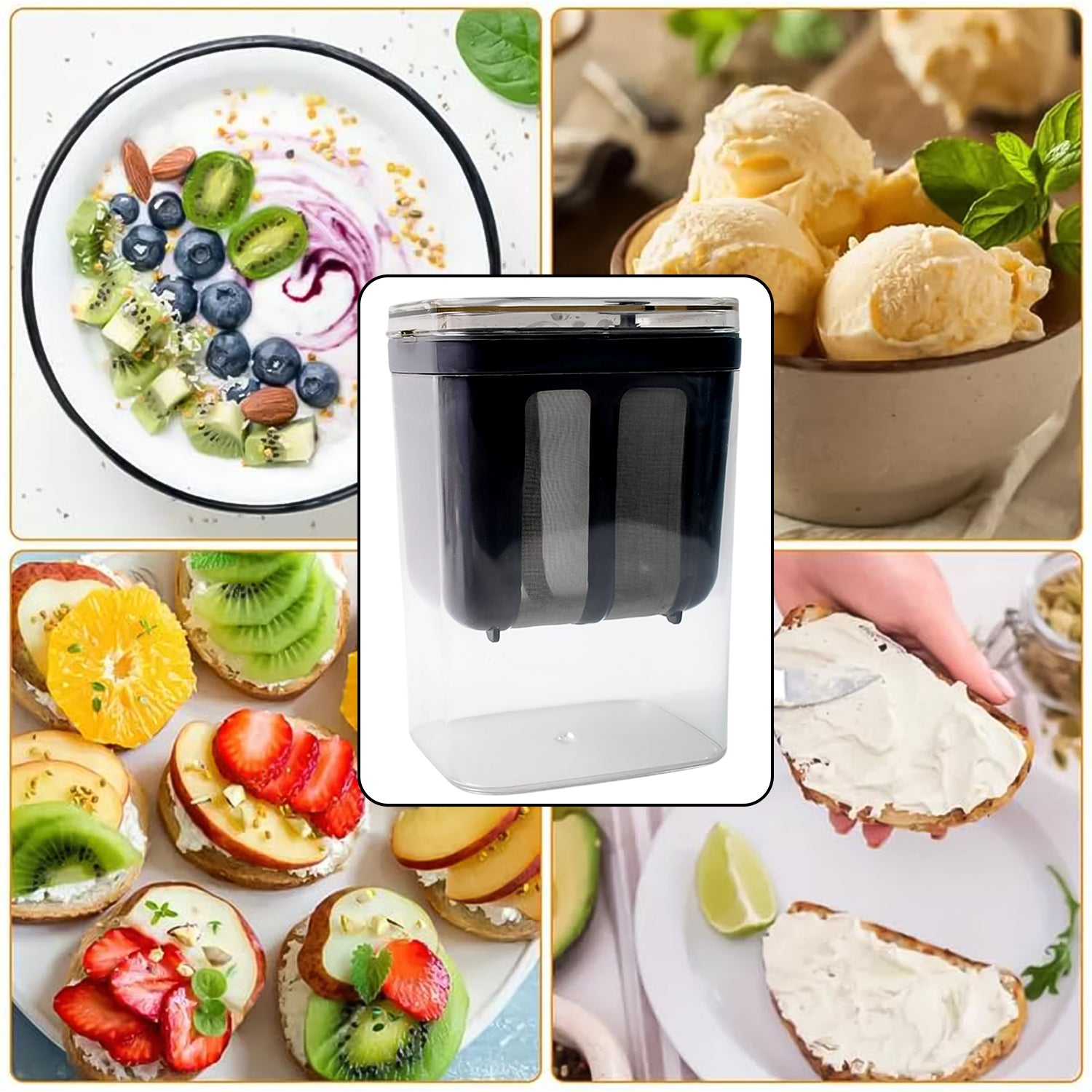 2 In 1 Multifunctional Yogurt Strainer