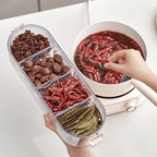 Multi-Layer Transparent Seasoning Box & Organizer