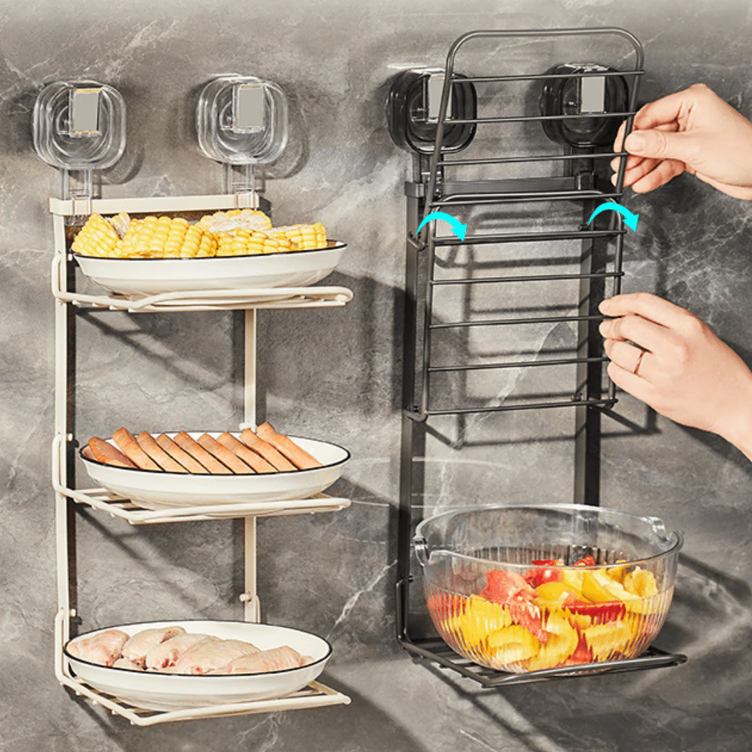 Wall-Mounted Multifunctional Storage Rack