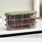 Multi-Layer Transparent Seasoning Box & Organizer