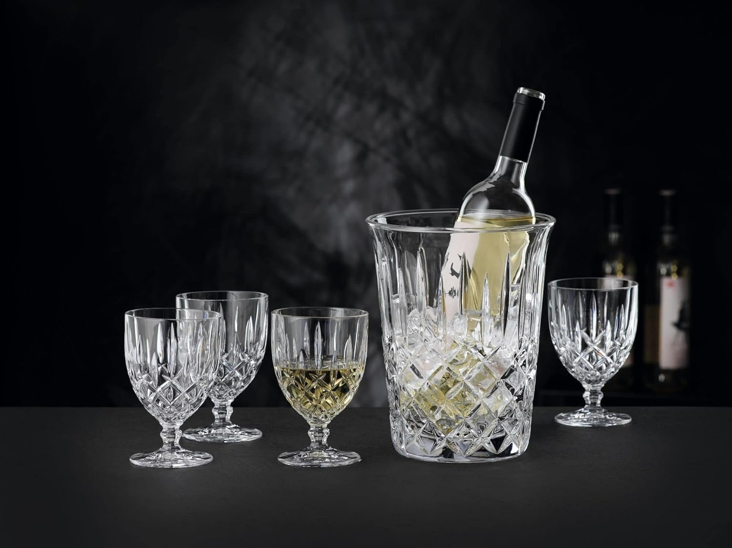 Set Of 4, Made Of Crystal Glass
