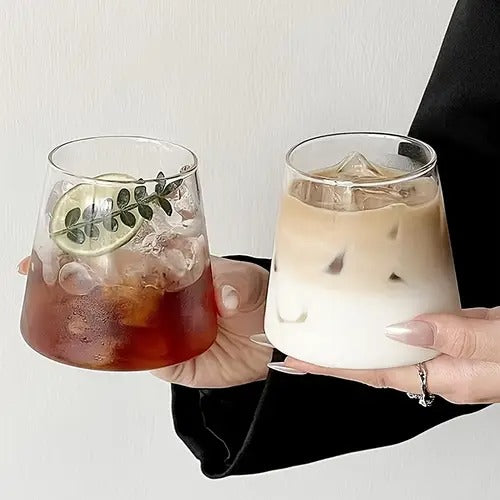 4pcs High Borosilicate Glass Tumbler Set | 350 ml