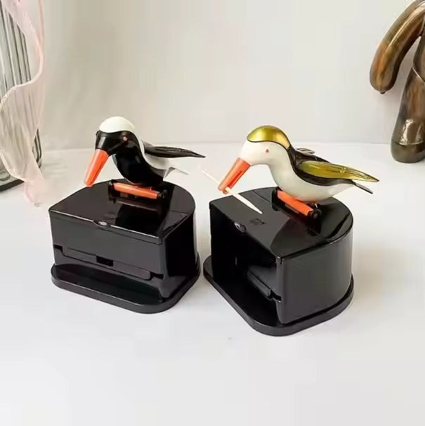 Little bird toothpick dispenser