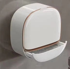 Elegant Wall-Mounted Soap Holder with Drainage