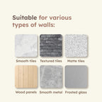 Wooden Pull-Out Sliding Closet Organizer 12 Hooks