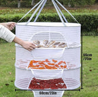 Multipurpose 3-Layer Drying Net for Vegetables & Herbs
