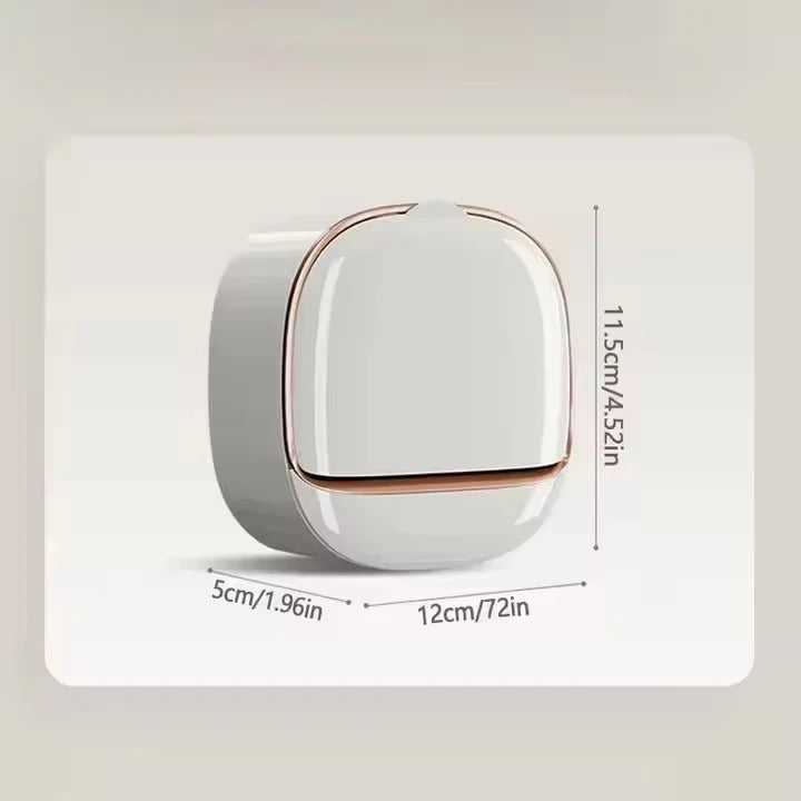 Elegant Wall-Mounted Soap Holder with Drainage