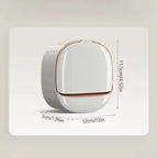 Elegant Wall-Mounted Soap Holder with Drainage