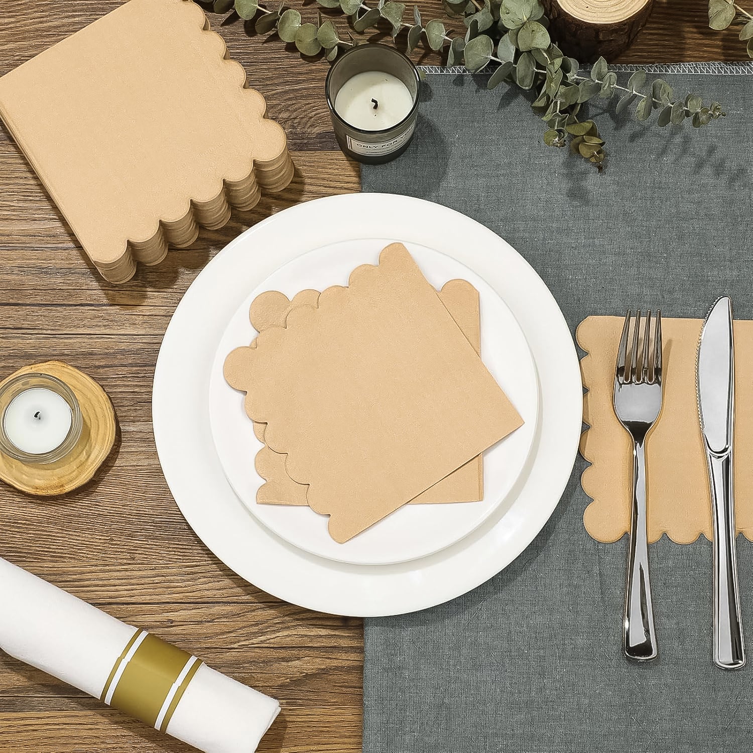 Disposable  Tissue Napkins Set (120 Pc)