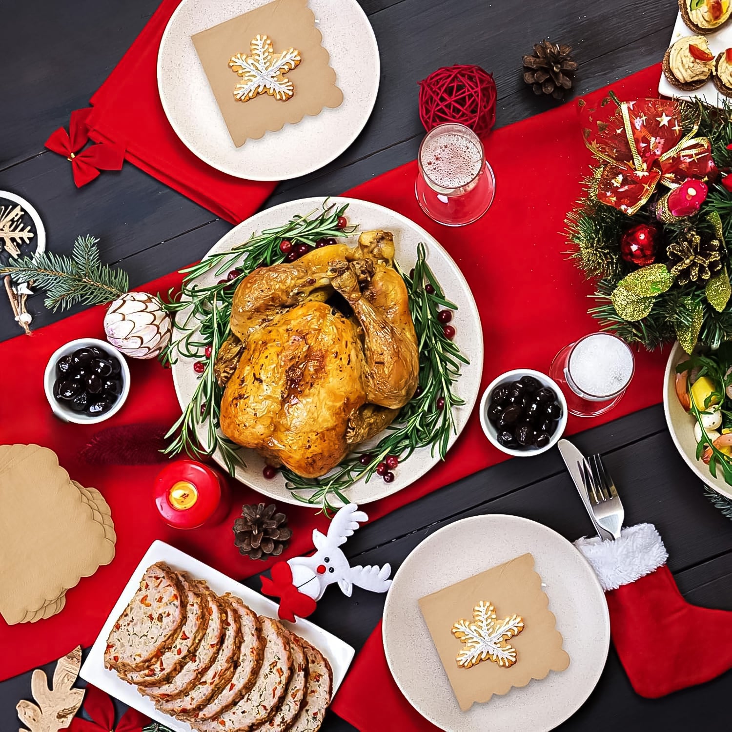 Disposable  Tissue Napkins Set (120 Pc)