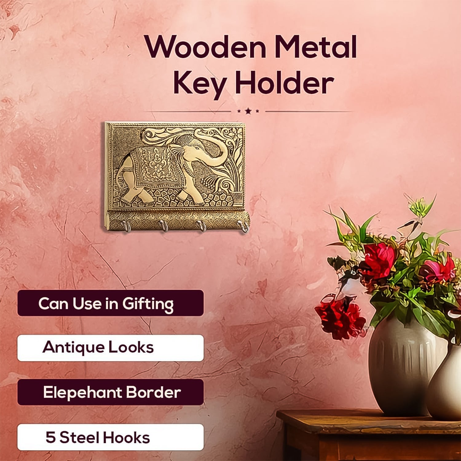 Wooden Key Holder