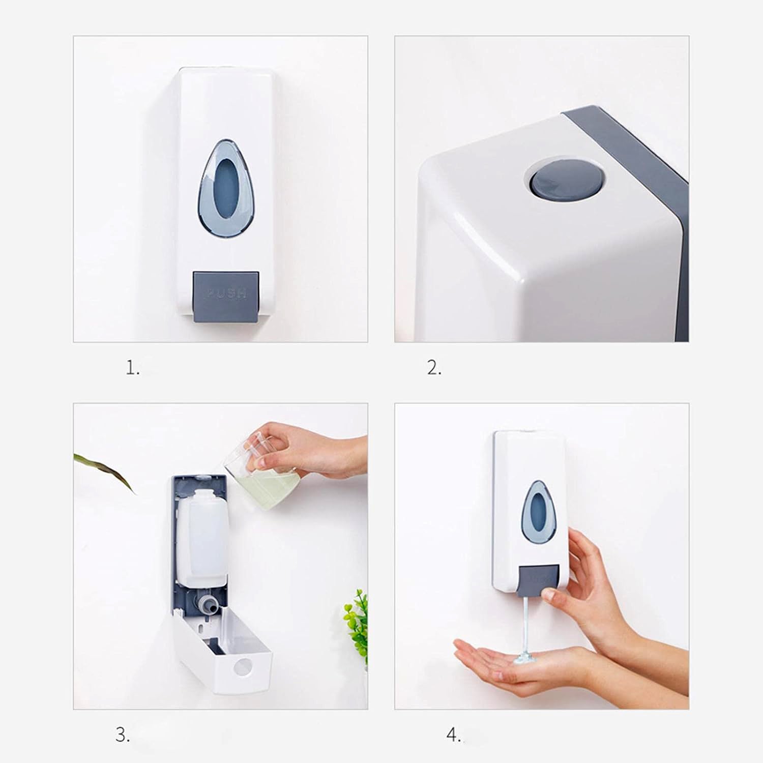 Wall Mounted Liquid Soap Dispenser